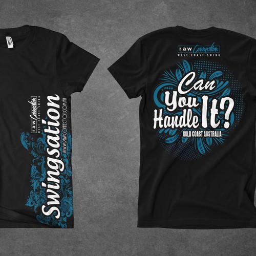 Our Dance Event "SWINGSATION" needs 2 new fun & exciting t-shirt designs!!