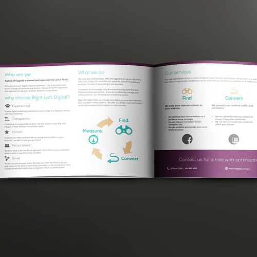 Brochure for digital agency