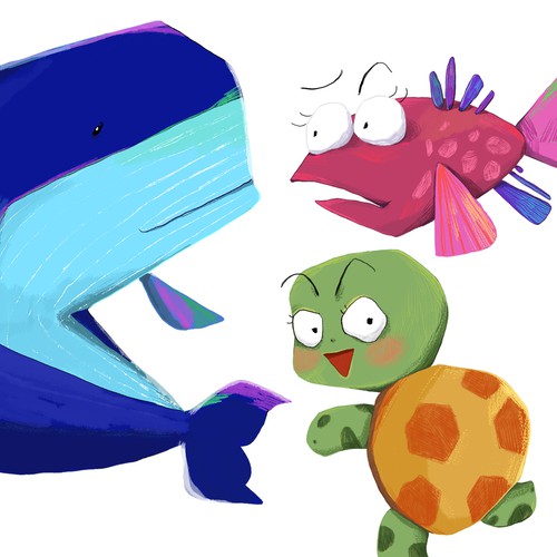 Character designs for children book