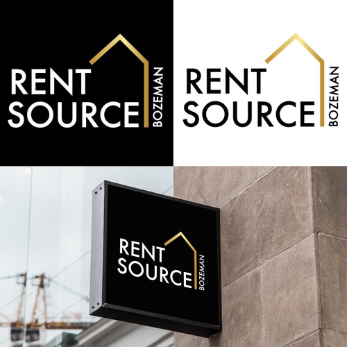 Modern, luxury logo for long term rental company