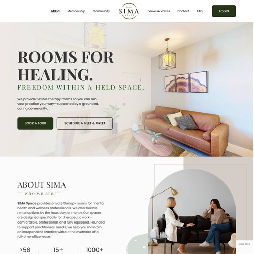 Sima Space Community Website Redesign
