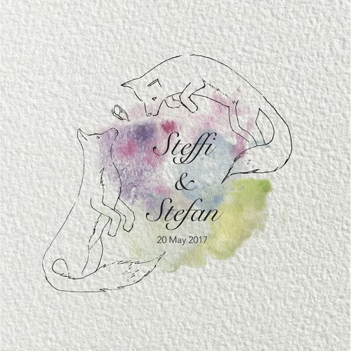 Vintage barn wedding invitation