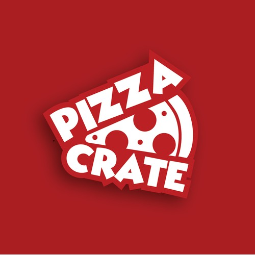 A simple logo for Pizza Crate.