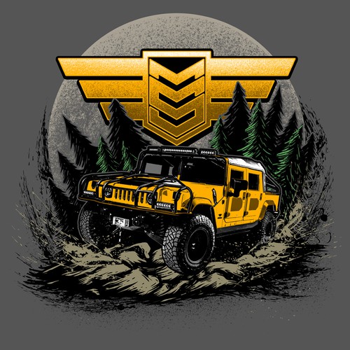 Hummer Tshirt design