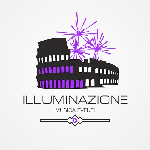 catchy logo for parties and events luxury