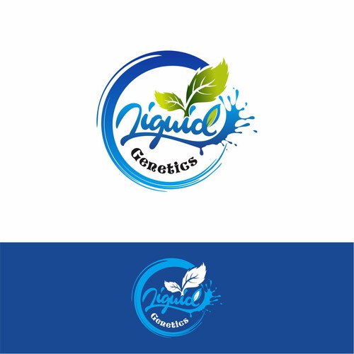 Fresh Liquid Genetics Logo Concept
