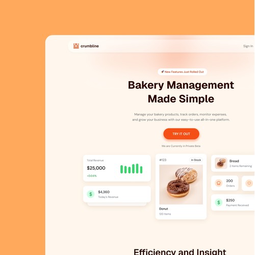 Bakery Software Website