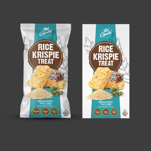 Medicated Rice Krispie Treat Label