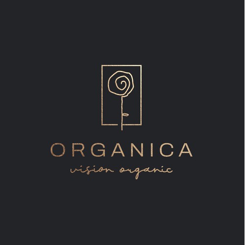 Cute organic logo design for a cosmetic company that researches and develops natural products