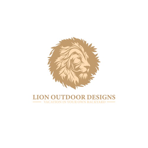 Logo for "Lion Outdoor Design"