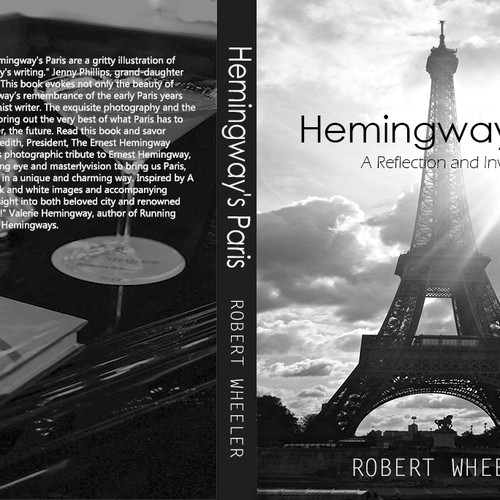 Hemingway's Paris - Illustrated Book Cover