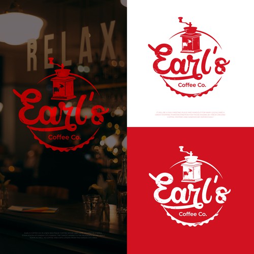 Logo concept for coffee house