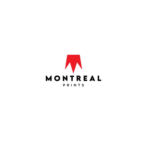 Logo design for a Montreal-based online print shop