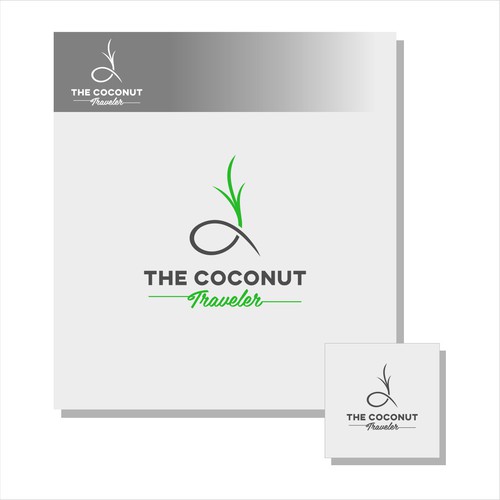 logo concept for Coconut traveler