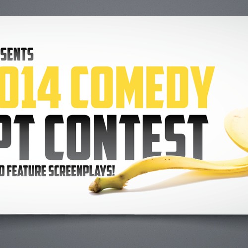 Create a Comedy Screenplay Contest graphic for a major Hollywood contest!