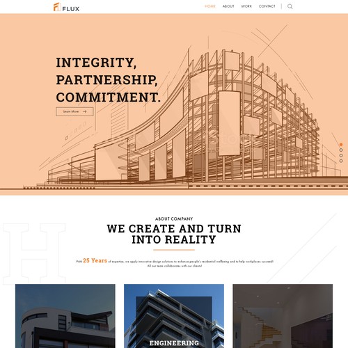 Construction company website