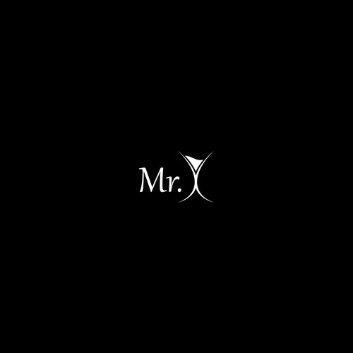 Mr. X  the logo cocktail design concept