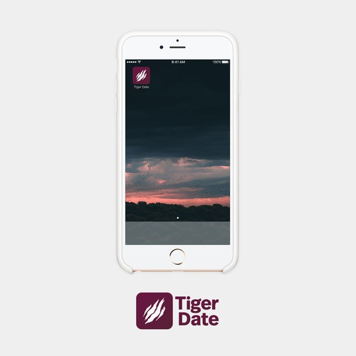 Tiger Date Icon Concept