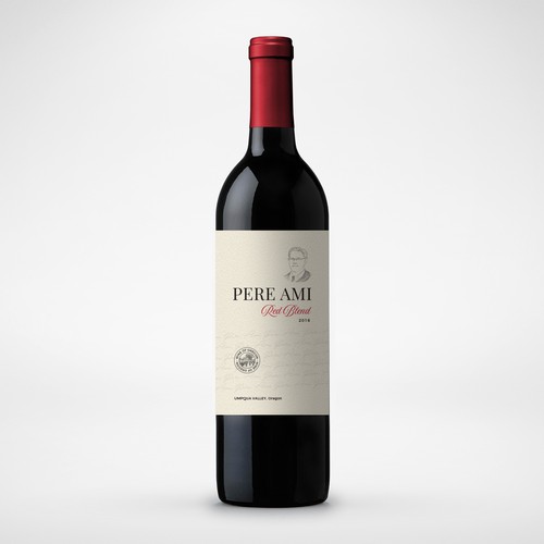 Pere Ami - Red Blend - Wine Label