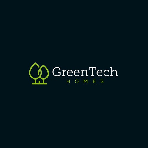 Iconic logo for GreenTech Home
