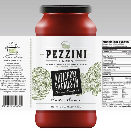 Label design 