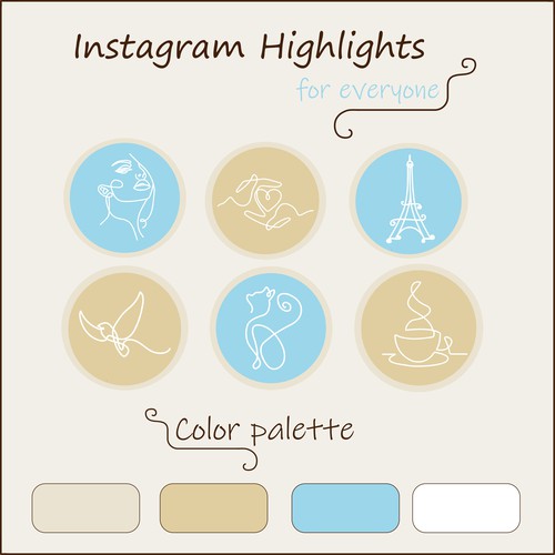 Icons for Instagram Highlights