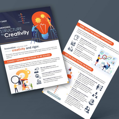 Creativity Innovation - Infographic Flyer Design