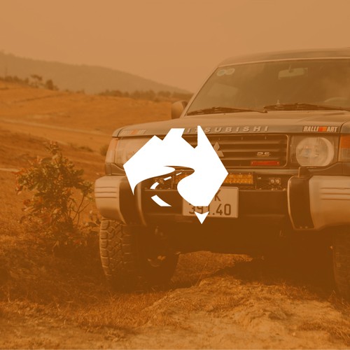 Bold Outback Travel Logo Design for 4WD & Adventure Brand Australia