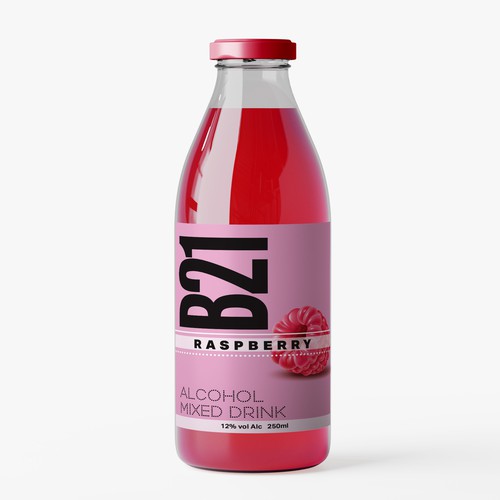 Bottle Label design for Cocktail Beverage