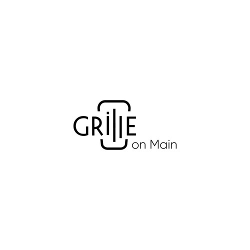 Grill bar logo concept