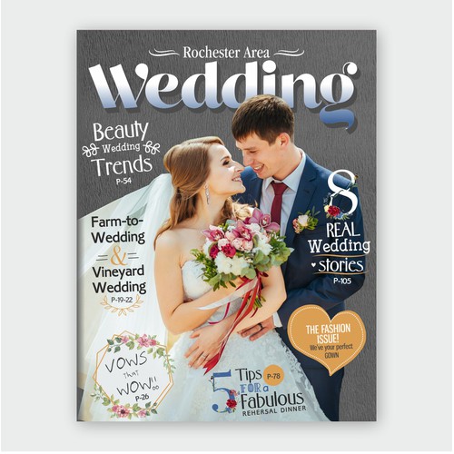 Wedding magazine cover 