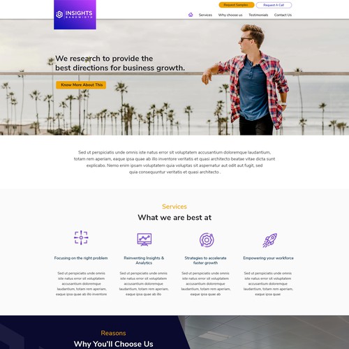 Web design for B2B Projects