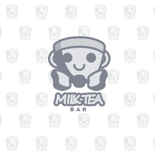 MILK TEA BAR logo design