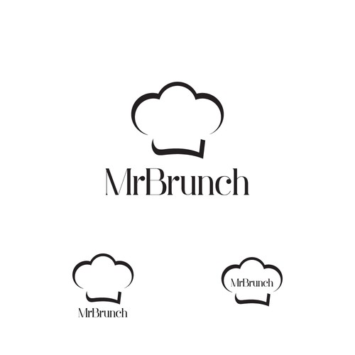 Luxury style logo for brunch delivery companie