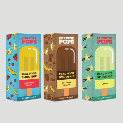 Packaging for healthy popsicle product