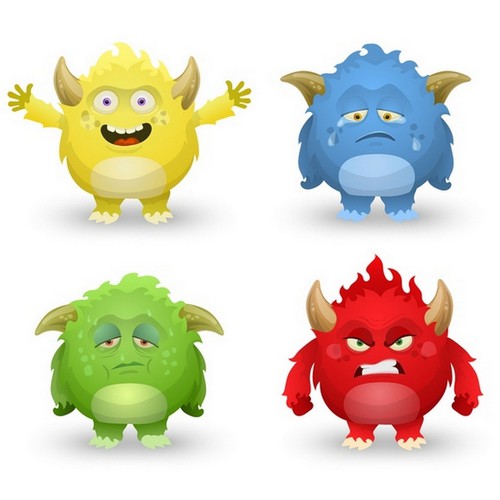 Monster emoticons