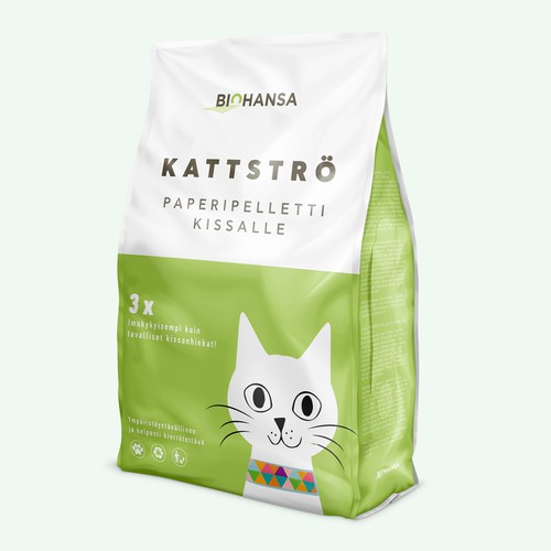 Packaging for a cat litter bag