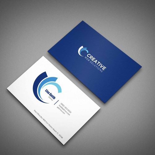 Business card design from existing logo