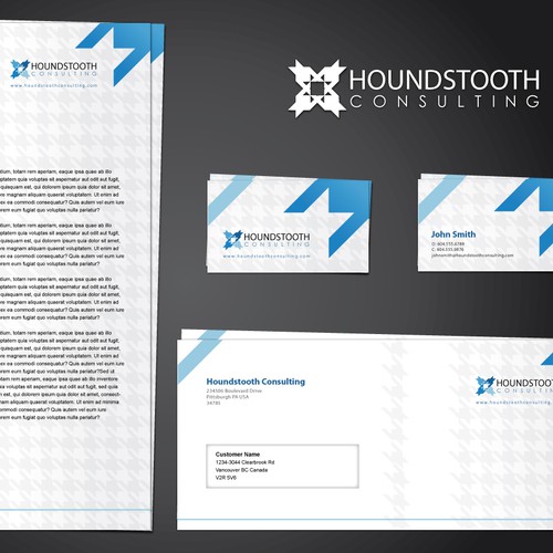 Houndstooth Consulting Brand Identity 