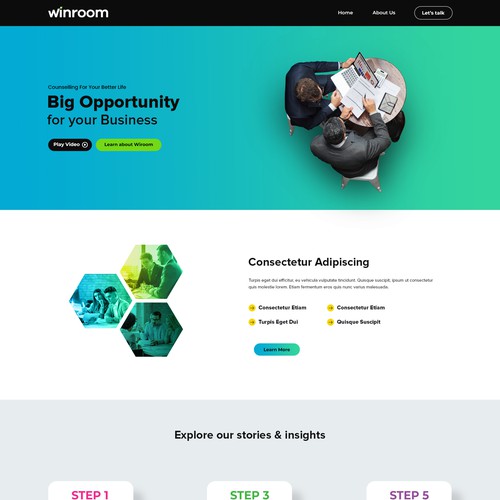 winroom - Colorful Web design