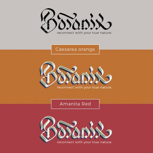 BOTANIK logo handlettering