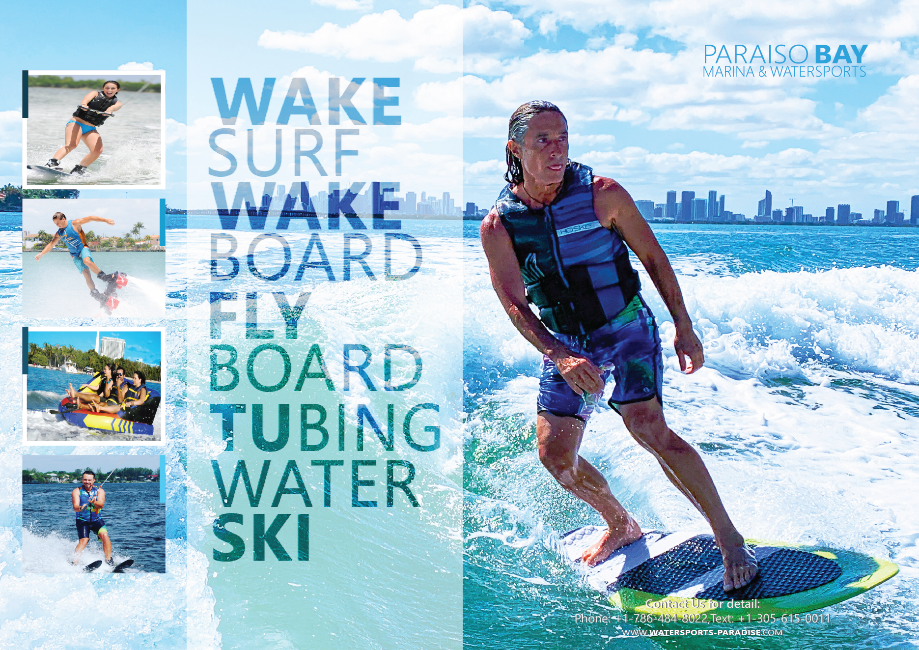 Flyer Paraiso watersports & marina ( pre opening / family day)