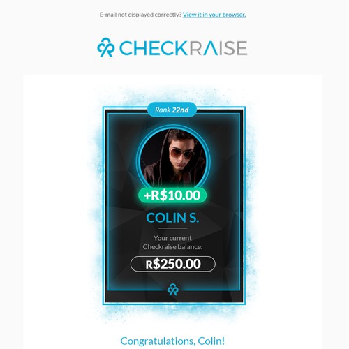 Checkraise Email design