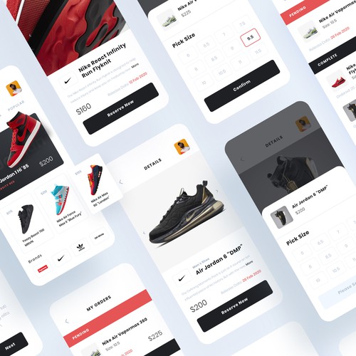 Sneaker App Design