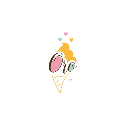 Oro Ice-cream Logo.