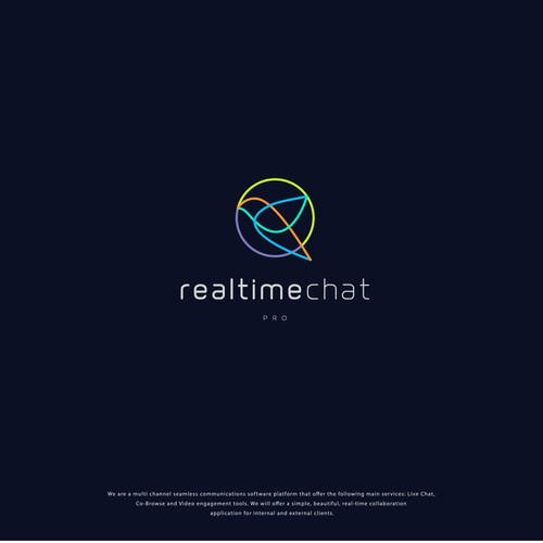 logo for realtime chat pro