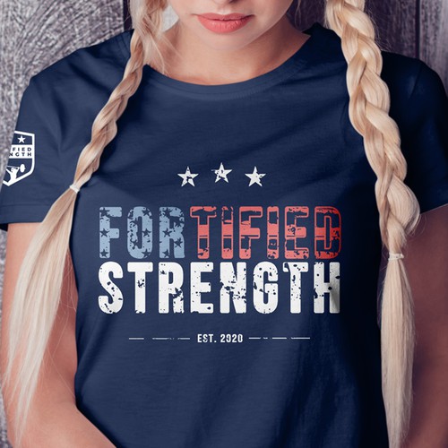 T-shirt design for a Youth Nonprofit Weightlifting Fundraiser