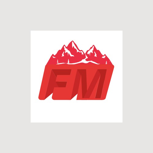 Logo for Consulting Company with Mountain
