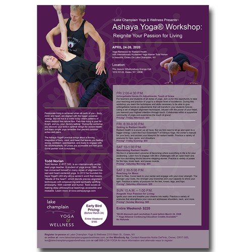 Yoga Workshop Poster 