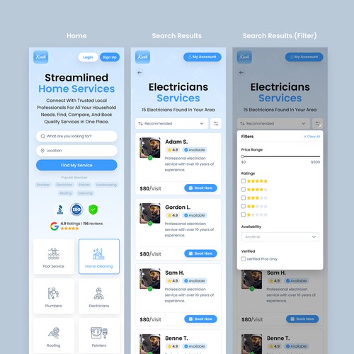 Modern, Clean Mobile-First UI Design for Kuali